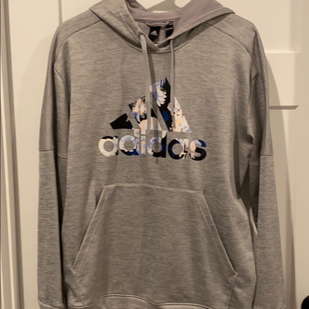 Adidas floral hoodie
